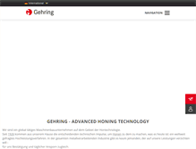 Tablet Screenshot of gehring.de